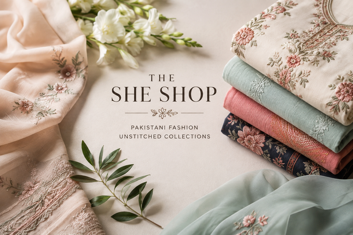 The Story Behind The She Shop | Pakistani Unstitched Clothing & Fashion