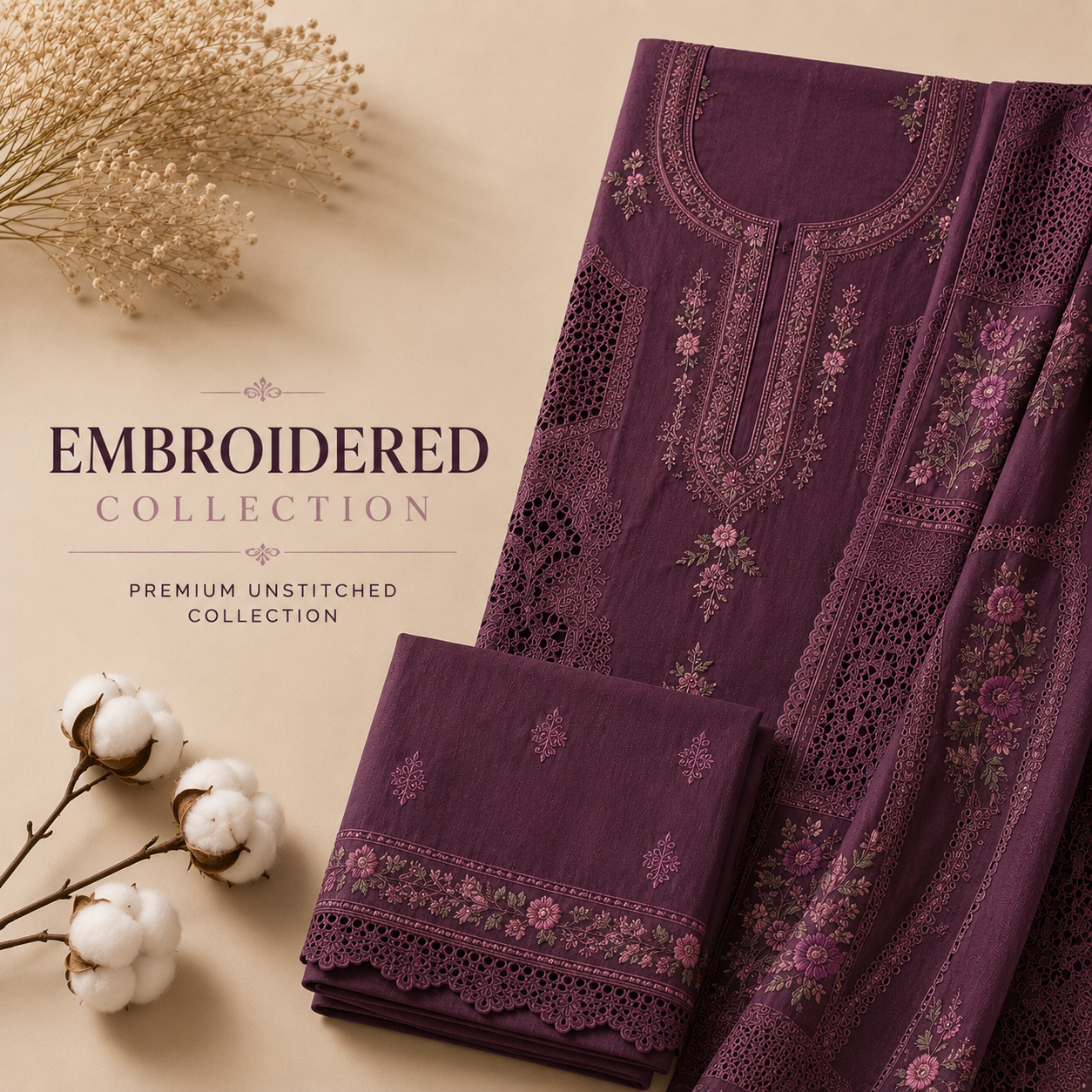 Premium Unstitched Collection