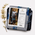 Charizma Embroidery Linen 3pc suits