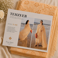 Tehzeeb by raiz arts lawn embroidery 3pc suit