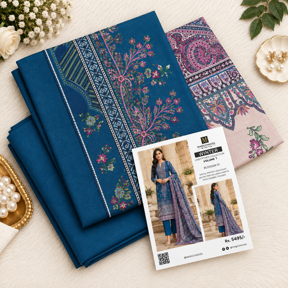 Mausummery linen 3pc suit