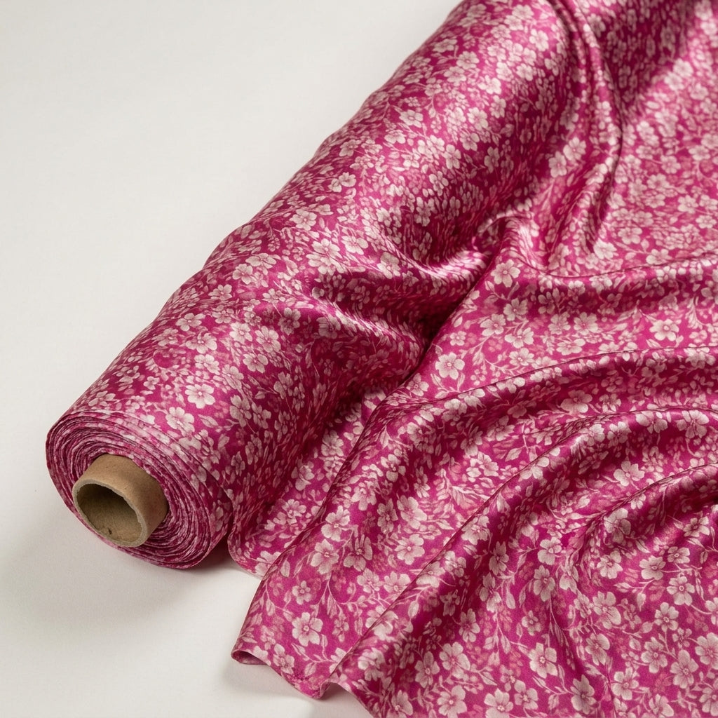 Premium China Patti Silk 2-Piece Printed Suit