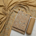 Marina 3-Piece Unstitched Suit with Pashmina Wool Shawl