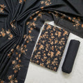 Marina 3-Piece Unstitched Suit with Pashmina Wool Shawl