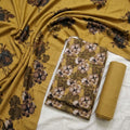 Marina 3-Piece Unstitched Suit with Pashmina Wool Shawl