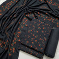 Marina 3-Piece Unstitched Suit with Pashmina Wool Shawl