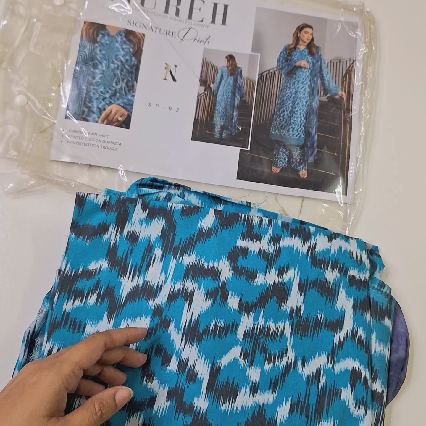 Nureh lawn 3pc suit