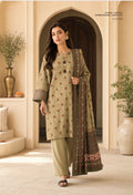 Sapphire embroidered linen 3pc suit 08